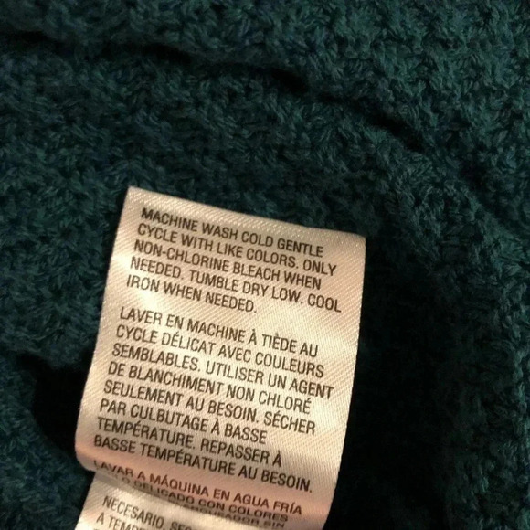 STYLE & CO. Green Ribbed Sweater - Picture 5 of 5